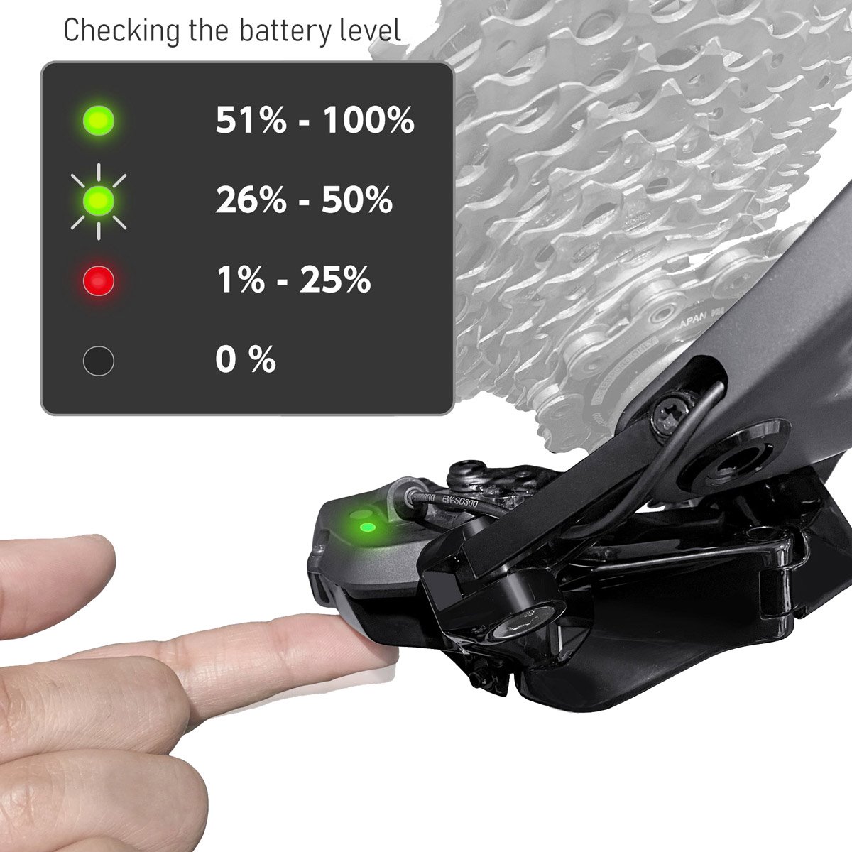 Přehazovačka SHIMANO Di2 105 RD-R7150 12 rychl silniční max 36z min 11z kapacita 41z bal