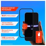 Prémiové ochranné tvrdené sklo FIXED Armor s aplikátorom pre Apple iPhone 15 Plus, čierne