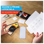 Prémiové ochranné tvrdené sklo FIXED Armor s aplikátorom pre Apple iPhone 15 Plus, čierne