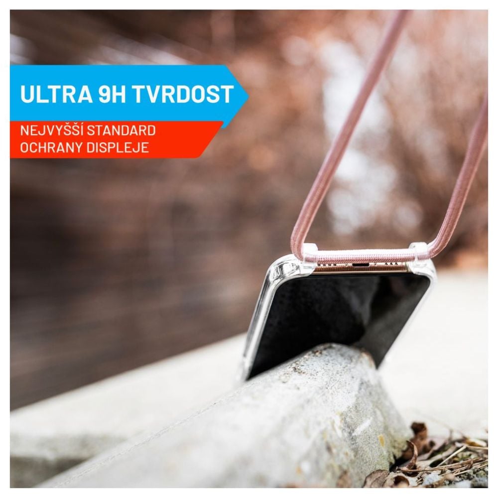Prémiové ochranné tvrzené sklo FIXED Armor s aplikátorem pro Apple iPhone 15 Pro, černé
