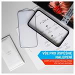 Prémiové ochranné tvrzené sklo FIXED Armor s aplikátorem pro Apple iPhone 15 Pro, černé
