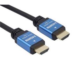 PremiumCord 4K HDMI 2.0b High Speed + Ethernet kabel, zlacené HQ konektory, 0,5m