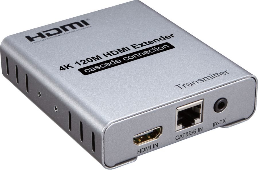 PremiumCord 4K HDMI kaskádovacia extender 120m cez Cat5/6, bez oneskorenia khext120-5