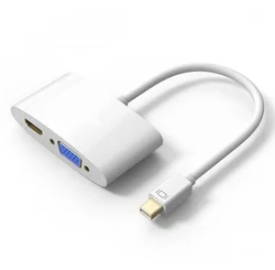 PremiumCord adaptér Mini DisplayPort - HDMI + VGA , FULL HD 1080p kportadm08 - Kabely + redukce