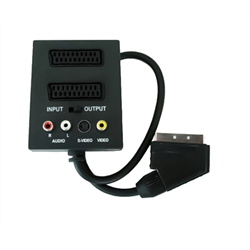 PremiumCord Adapter SCART/M-2xSCART+3xCINCH+Switch IN/OUT