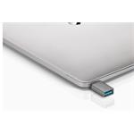 PremiumCord Adaptér USB-C/male - USB3.0 A/female, kovově šedý, OTG