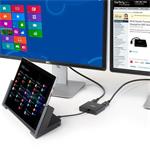 PremiumCord DisplayPort adaptér - 2x DisplayPort, MST, rozšírenie+zrkadlo+2 panely, 4K2K