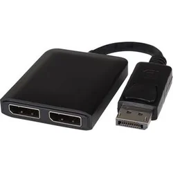 PremiumCord DisplayPort adaptér - 2x DisplayPort, MST, rozšírenie+zrkadlo+2 panely, 4K2K