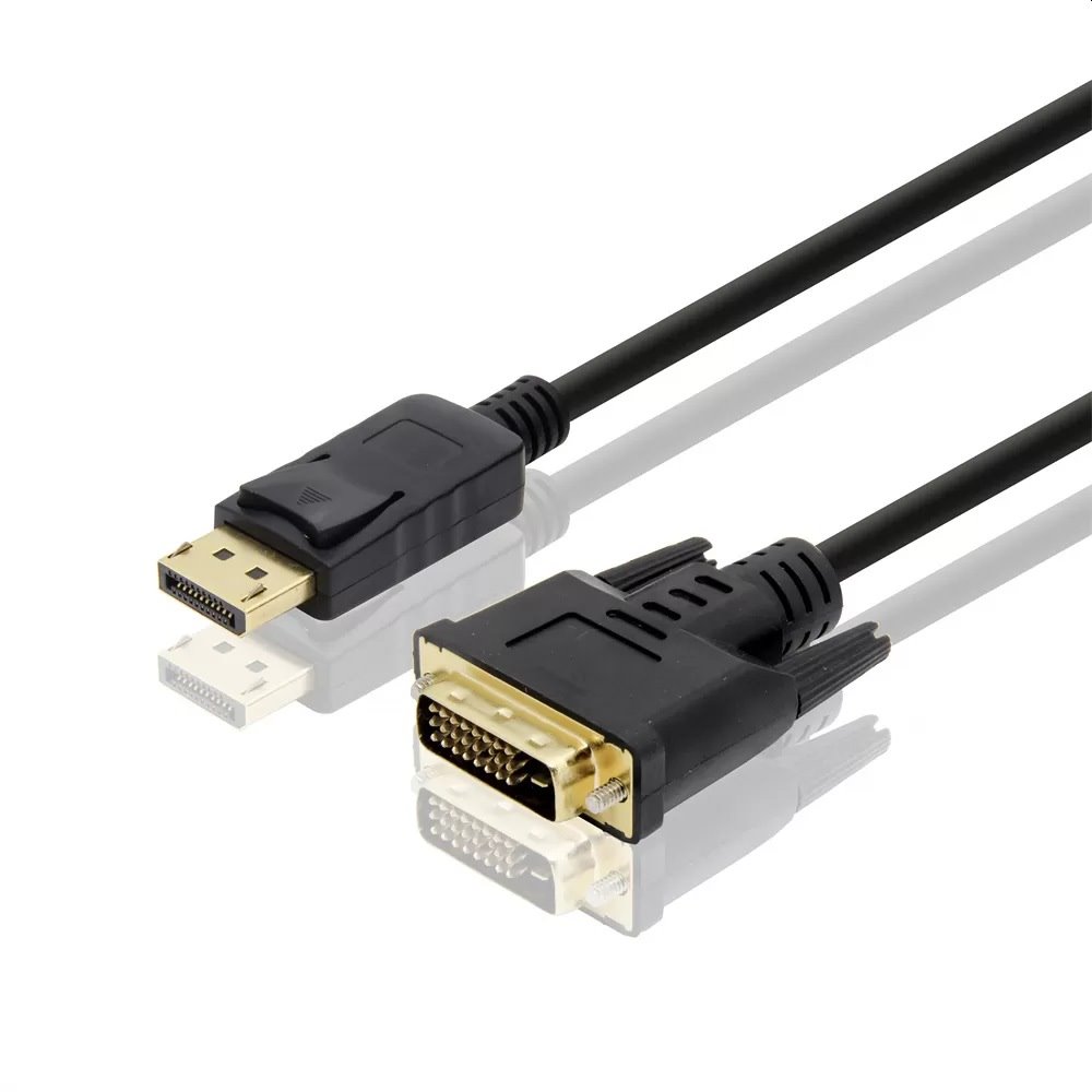 PremiumCord DisplayPort na DVI kábel 2m M/M kportadk02-02
