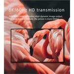 PremiumCord HDMI 2.1 splitter 1-2 porty, 8K@60Hz, 4K@120Hz, 1080p, HDR