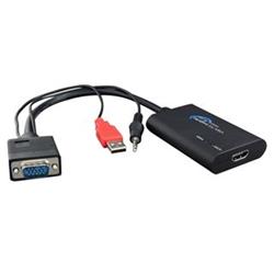 PremiumCord HDMI elektronický konvertor na rozhraní VGA + audio