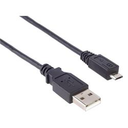 PremiumCord Kabel micro USB 2.0, A-B 0,75m kabel navržený pro rychlé nabíjení