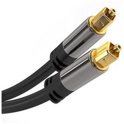 PremiumCord Kabel Toslink M/M, OD:6mm, Gold design 2m