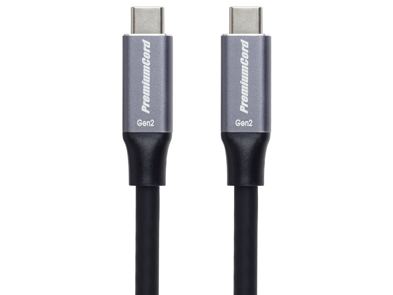 PremiumCord ku31cr5 – USB-C kábel, čierny, 5 m