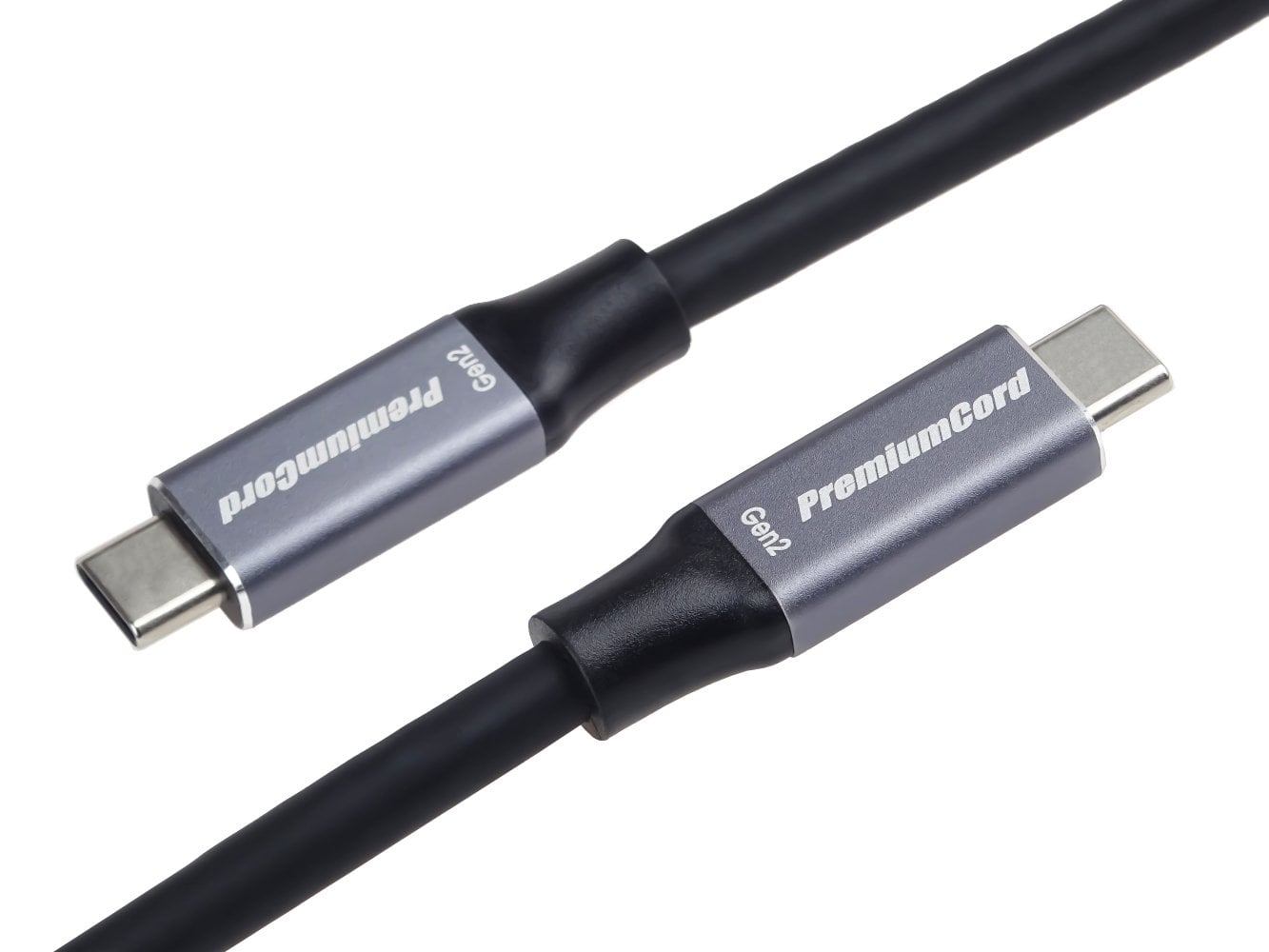 PremiumCord ku31cr5 – USB-C kábel, čierny, 5 m