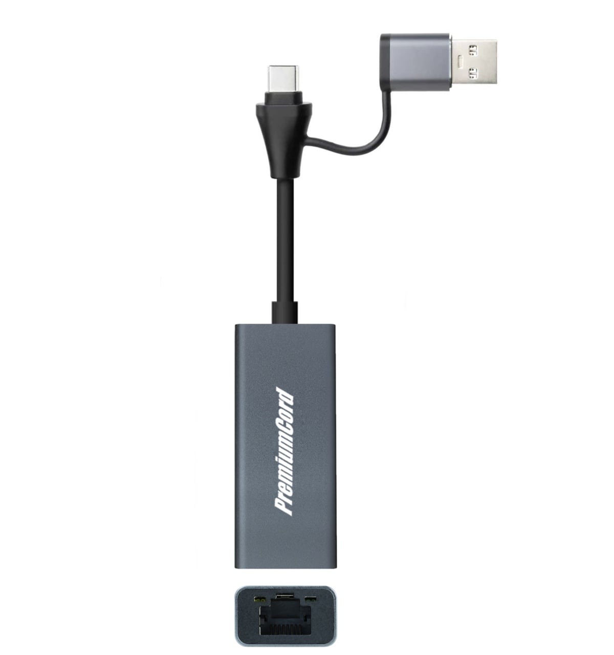 PremiumCord ku31ether07 – Adaptér USB-C a USB-A, 15 cm