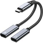 PremiumCord ku31zvuk06 - USB-C redukce 2-in-1