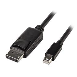 PremiumCord Mini DisplayPort - DisplayPort 1.2 přípojný kabel M/M 2m