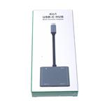 PremiumCord MST adaptér USB-C na 2x HDMI, USB3.0, PD, rozlíšenie 4K a FULL HD 1080p