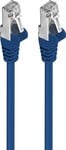 Premiumcord Patch kábel SFTP CAT6A, 3 m – modrý