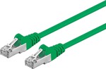 Premiumcord Patch kábel SFTP CAT6A, 3 m – zelený