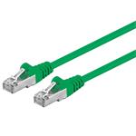 Premiumcord Patch kabel SFTP CAT6A, 3m - zelený