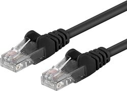 PremiumCord Patch kábel UTP RJ45-RJ45 CAT6 20 m čierny