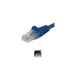 PremiumCord Patch kabel UTP RJ45-RJ45 CAT6 7m modrá