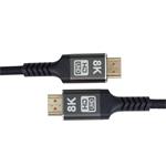 PremiumCord ULTRA HDMI 2.1 High Speed + Ethernet kábel 8K@60Hz, pozlátený 0,5 m
