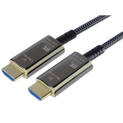 PremiumCord Ultra High Speed HDMI 2.1 optický fiber kabel 8K@60Hz,zlacené 25m