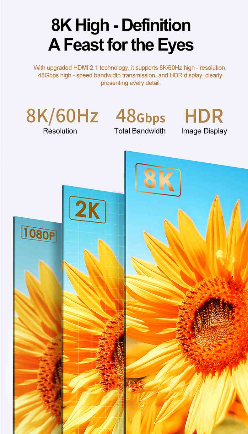 PremiumCord Ultra High Speed HDMI 2.1 optický fiber kabel 8K@60Hz,zlacené 3m