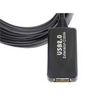 PremiumCord USB 2.0 repeater a prodlužovací kabel A/M-A/F 15m
