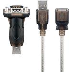 PremiumCord USB 2.0 - RS 232 prevodník krátky, vybavený čipom FTDI