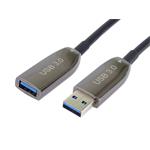 PremiumCord USB 3.0 prodlužovací optický AOC kabel A/Male - A/Female 15m