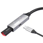 PremiumCord USB 3.2 opakovací a predlžovací kábel samec - samica, 5Gbps, hliník 15 m