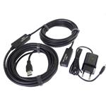 PremiumCord USB 3.2 repeater a prodlužovací kabel A/M-A/F 15m