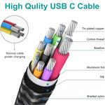 PremiumCord USB-C 2x zahnutý kabel