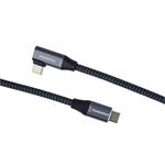 PremiumCord USB-C zahnutý kabel