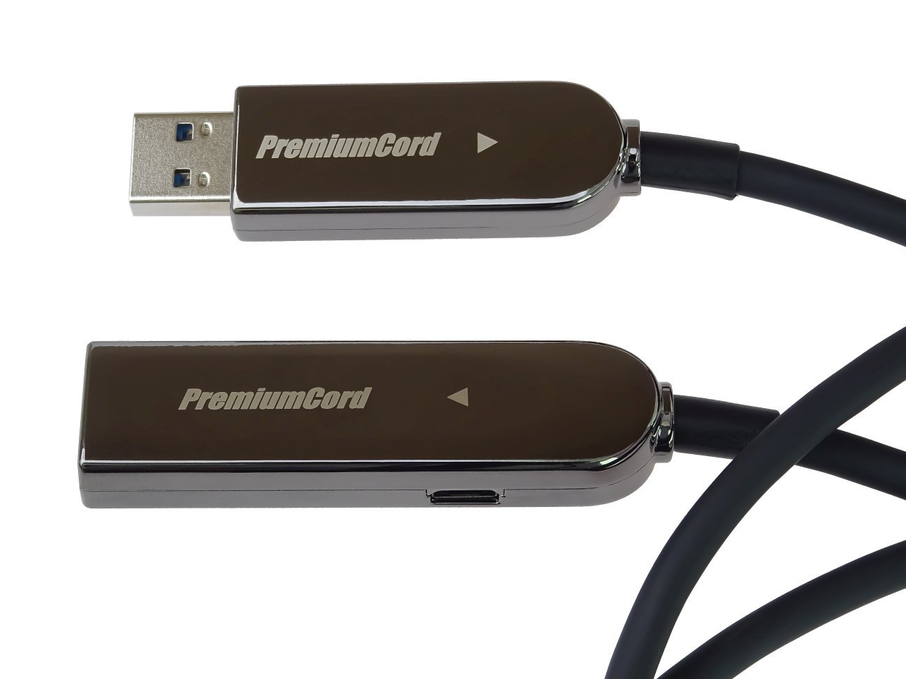 PremiumCord USB3.0 + 2.0 predlžovací optický AOC kábel A/Male - A/Female 30 m