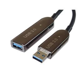 PremiumCord USB3.0 + 2.0 prodlužovací optický AOC kabel A/Male - A/Female 30m