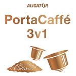 Prenosný kávovar ALIGATOR PortaCaffé 3v1 biely