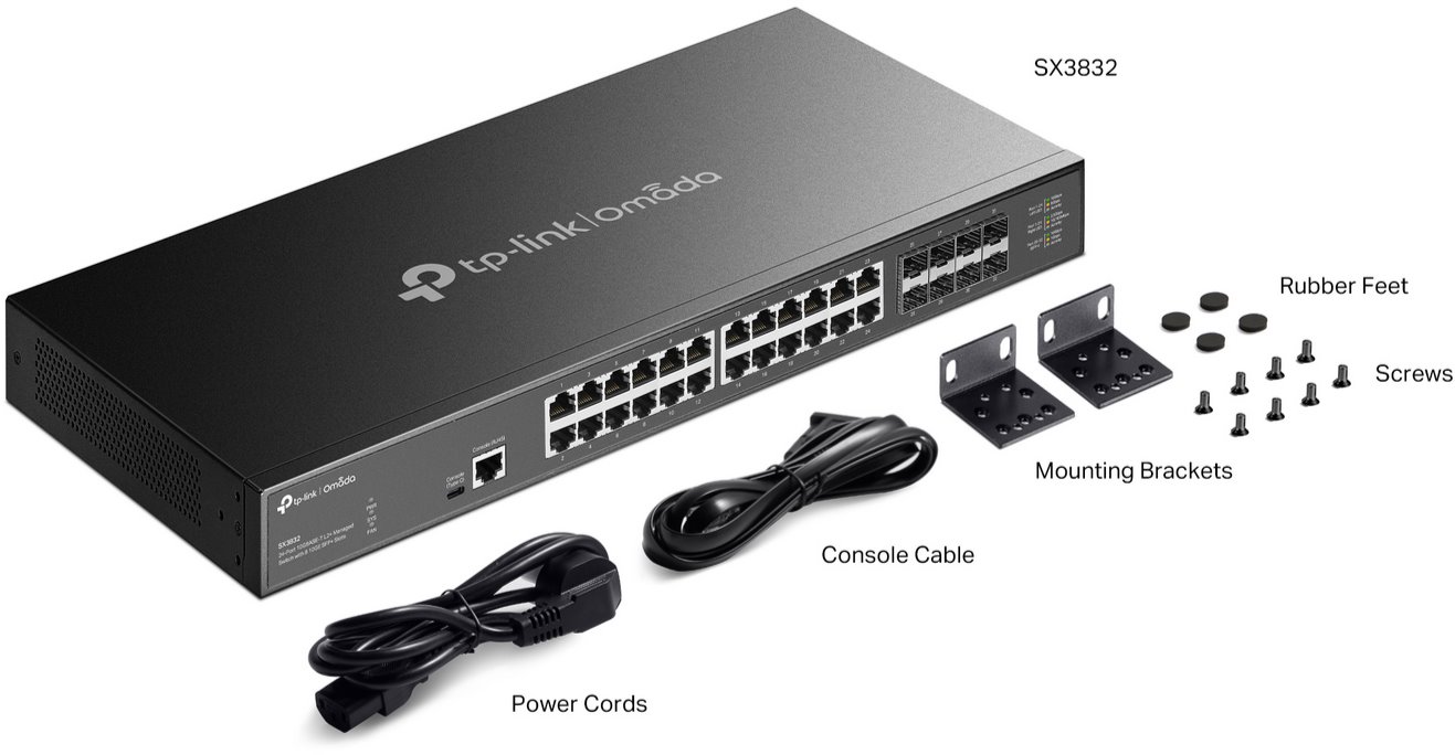 Prepínač TP-Link SX3832 Omada