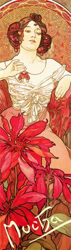 PRESCO Záložka Alfons Mucha – Rubín 