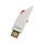 Pretec i-Disk Push 8GB USB 2.0 bílo-oranžový