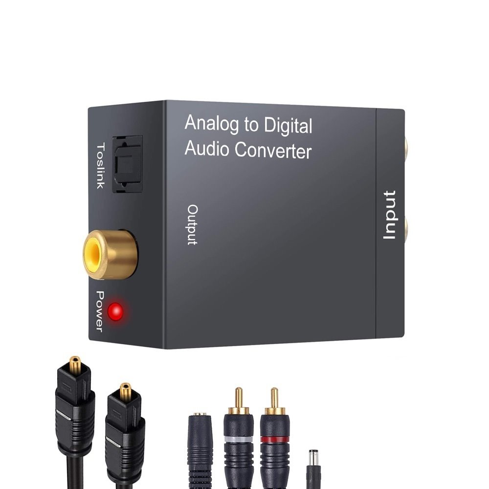 Převodník PremiumCord z analogového signálu 2xCINCH na digitální SPDIF a optický Toslink