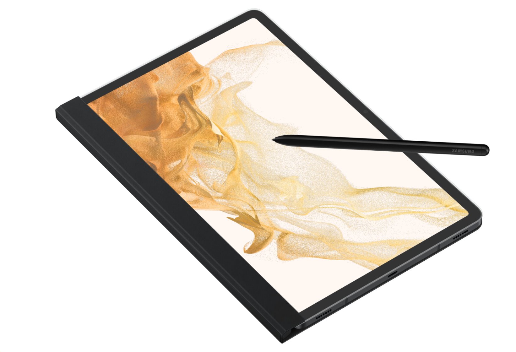 Priehľadné puzdro Samsung Note View EF-ZX700P pre Galaxy Tab S7/S8 čierne