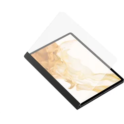 Priehľadné puzdro Samsung Note View EF-ZX800P pre Galaxy Tab S7 /S7 FE/S8 čierne