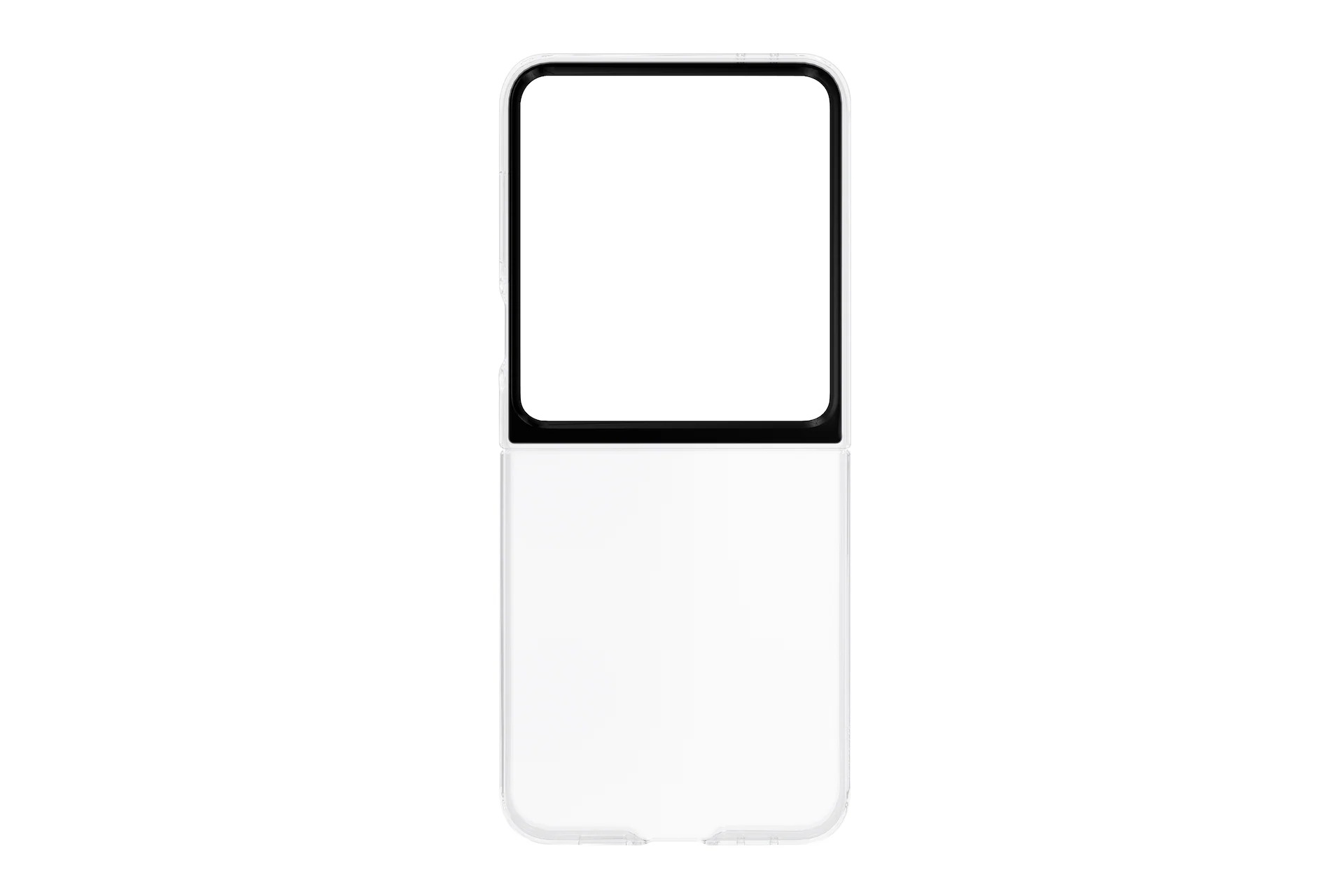 Priehľadný zadný kryt Samsung pre Z Flip6 číry