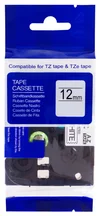 PRINTLINE kompatibilní páska s Brother TZE-S231, 12mm, černý tisk/bílý podklad, extr. adh. PLTB20 - Pásky a štítky