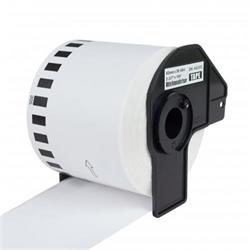 PRINTLINE kompatibilní páska s DYMO 1805430, 24mm, 5.5m, černý tisk/bílý p, RHINO, vinyl. PLTD87 - Pásky a štítky